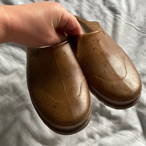 Plasticana hemp French opana mules 38